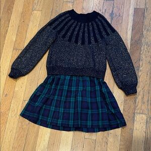 J. Crew Metallic Sweater Dress
